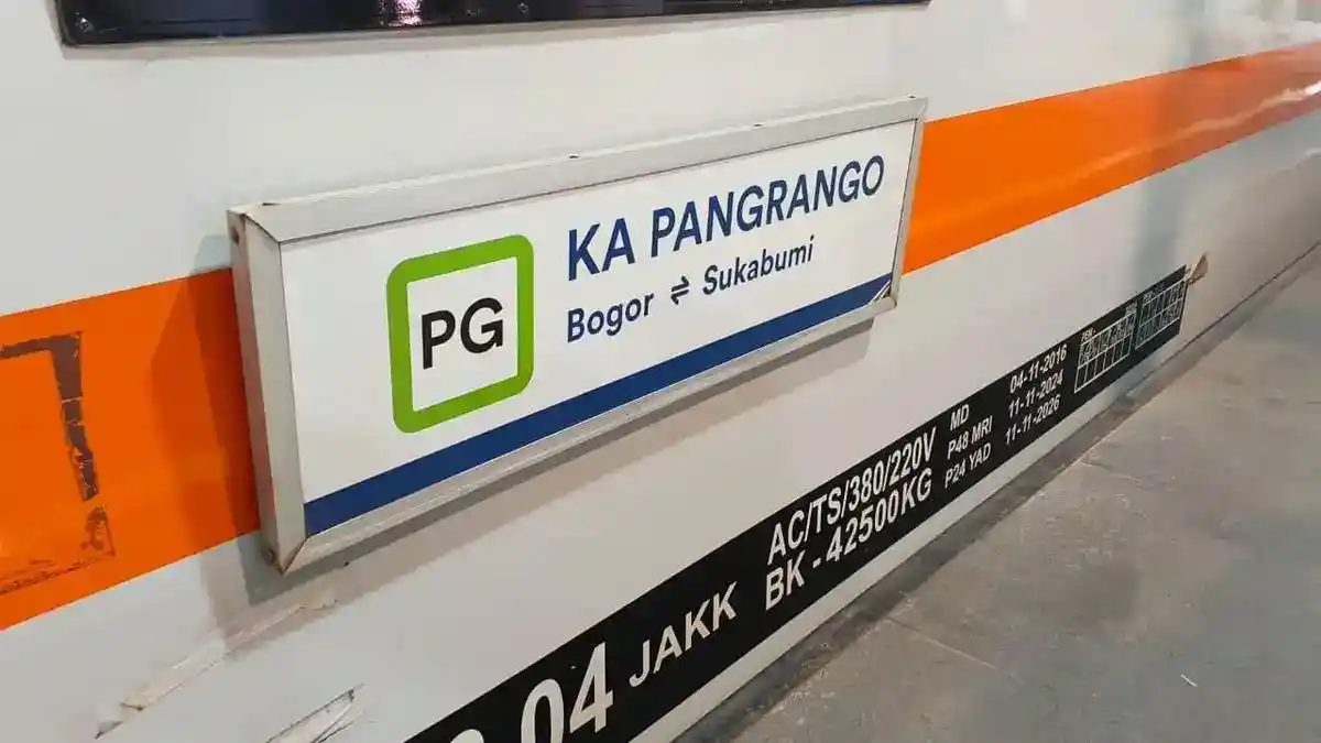 Dua Warga Tertemper KA Pangrango di Jalur Bogor–Sukabumi dalam Empat Jam