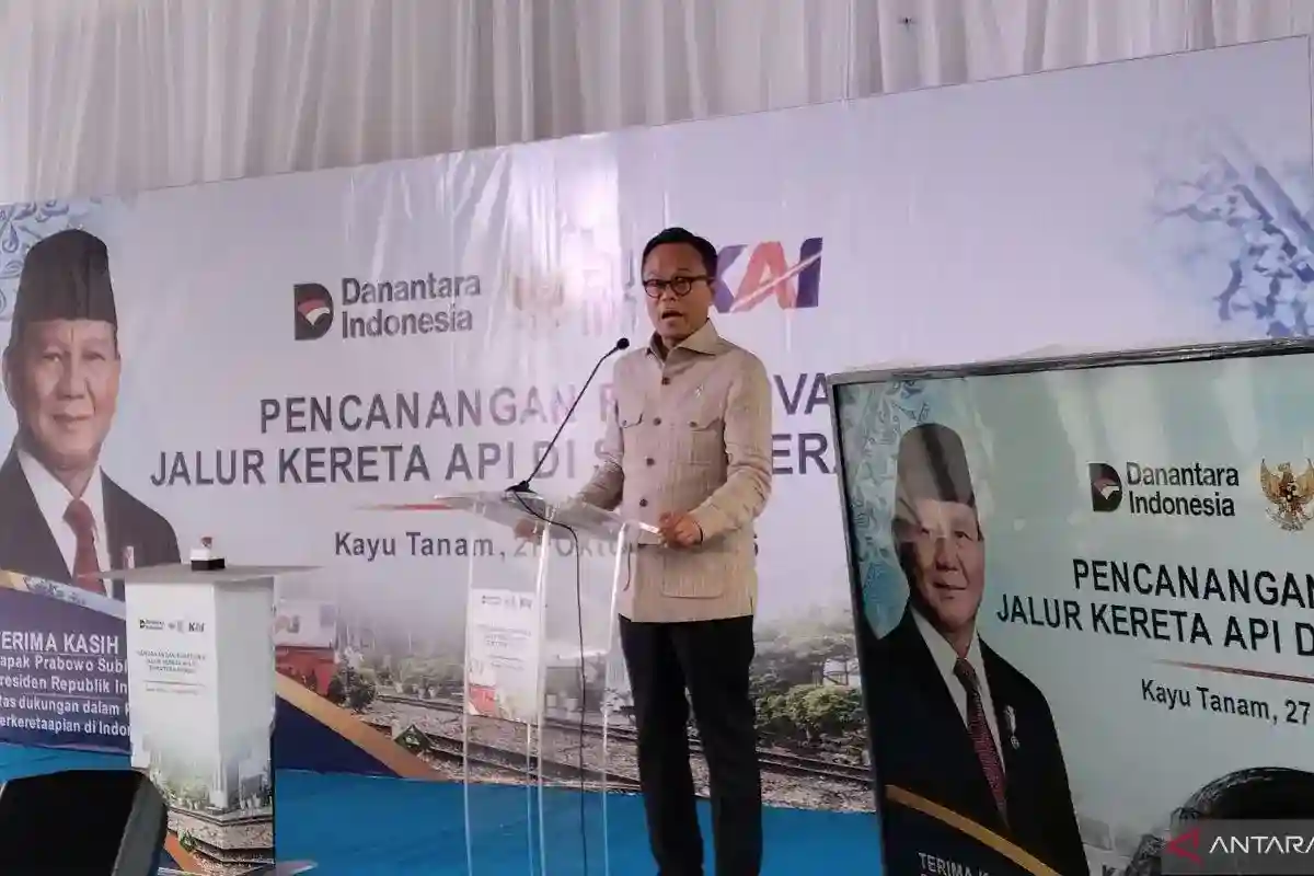 Rel Kereta Sumbar Disiapkan untuk Angkut Hasil Daerah dan Perkuat Ekonomi
