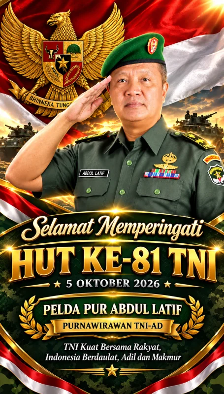HUT ke-81 TNI Jadi Momentum Memperkuat Pengabdian dan Loyalitas kepada Negara