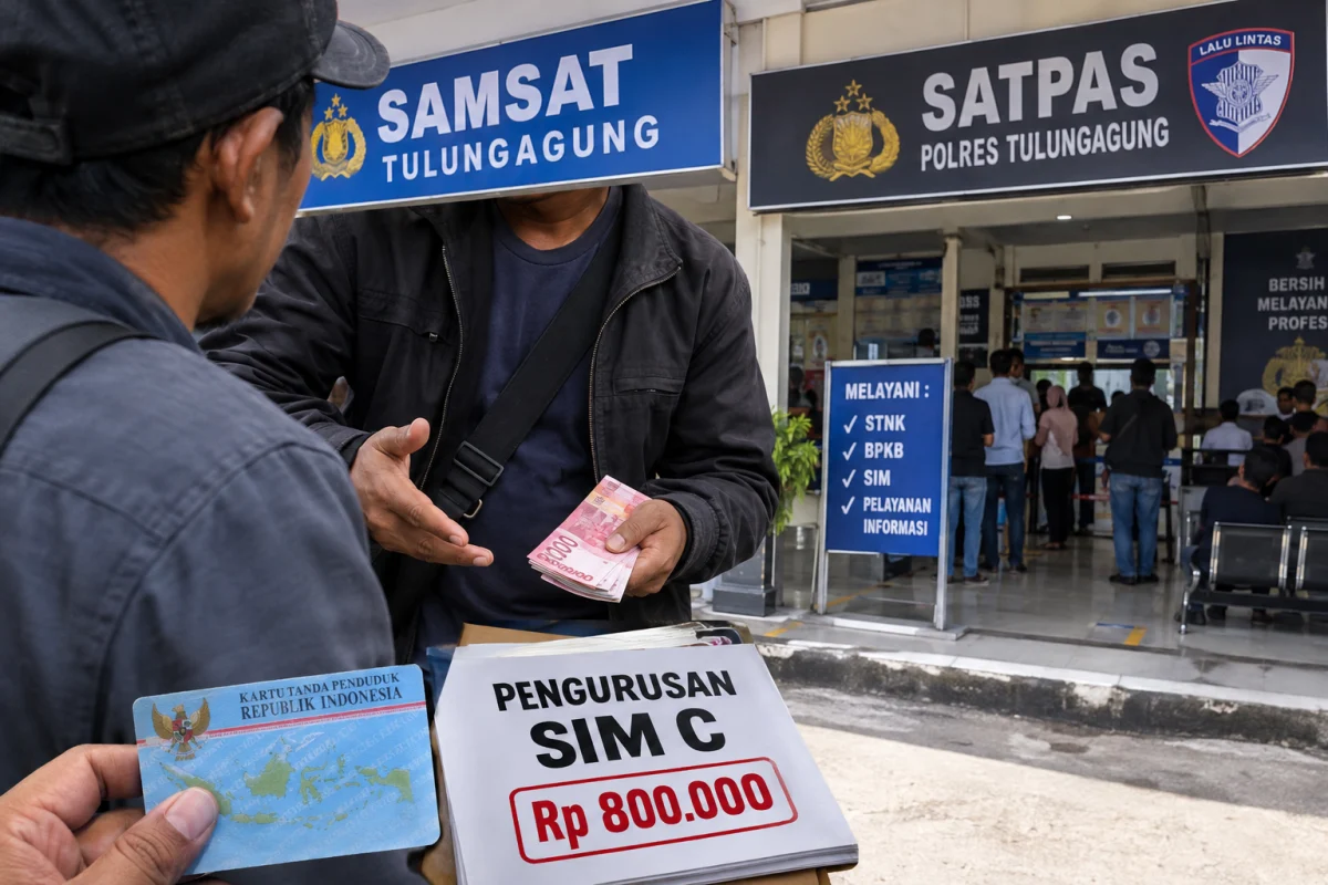 Dugaan Calo di Samsat dan Satpas Tulungagung Mencuat, Siapa yang Bertanggung Jawab?